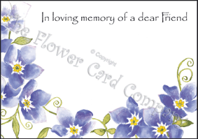 Ref: F08a FORGET ME NOT (Dear Friend)