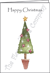 Ref: C126f CHRISTMAS TREE (Happy Christmas)