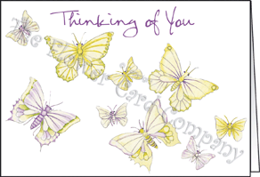 Ref: 67a BUTTERFLY PASTEL (Thinking of You)