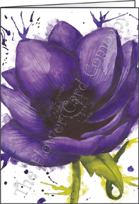 Ref: N163 PURPLE ANEMONE 